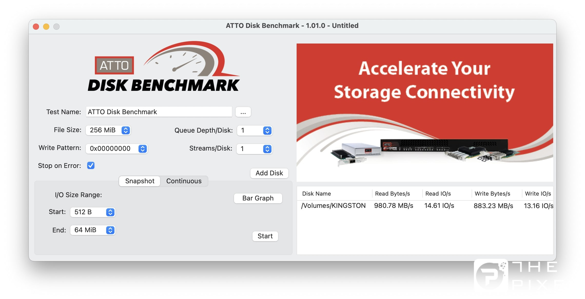 Thử nghiệm nhanh với Kingston XS1000R